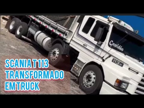 Видео: Тягачи Scania T 113 и P 93, переоборудованные в грузовики.