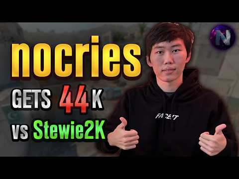 Видео: NOCRIES набирает 44 очка против Stewie2K в FACEIT! От лица nocries с помощью COMM (Dust 2)