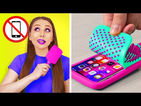 Видео: ЛАЙФХАКИ ДЛЯ ТЕЛЕФОНА || Игрушки для снятия стресса! Как пронести телефона на урок от 123 GO! SCHOOL
