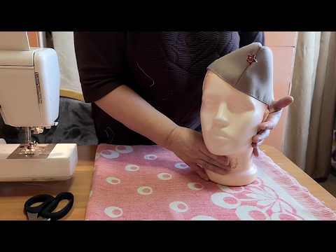 Видео: Мастеркласс по изготовлению головного убора "Пилотка"