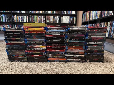 Видео: Моя коллекция фильмов ужасов и Хэллоуина на Blu-ray