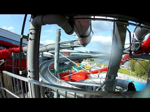 Видео: Аквапарк "Лебяжий". Рекомендуем видеообзор. 2021 *GoPro *Full  HD 1080p