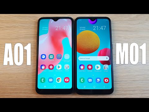 Видео: SAMSUNG GALAXY A01 VS GALAXY M01 - В ЧЕМ РАЗНИЦА? ПОЛНОЕ СРАВНЕНИЕ!