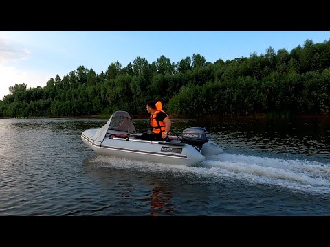 Видео: Тест носового тента для лодок Аква/Ривьера