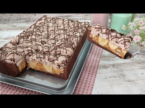 Видео: Знаменитый нереально вкусный торт БАНОФФИ! Шоколадный! Без желатина! Очень быстро и просто!