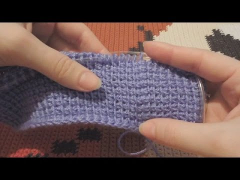Видео: Идеальный шов при круговом вязании тунисским крючком на леске