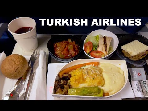Видео: ✈️ Еда на борту Turkish Airlines — от лучшей еды к худшей! 😱 🍽️