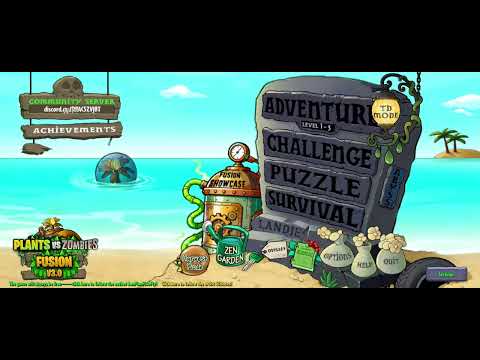 Видео: Скучные уровни начались... / pvz fusion