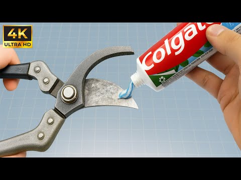 Видео: Почему я не знал этого раньше! Простой способ заточить старый секатор всего за 5 минут