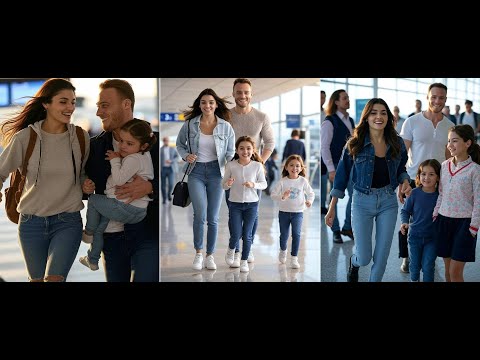 Видео: Керем Бурсин и его дочь майя: они удивили Ханде Эрчела в аэропорту.