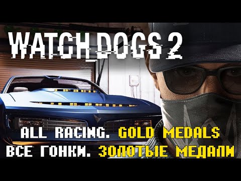 Видео: Watch Dogs 2 Все Гонки. Все Золотые Медали\All Race. All Gold Medal