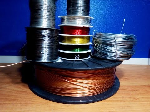 Видео: Виды проволоки для творчества и бисероплетения. Инструменты.  // Types of wire for creativity.