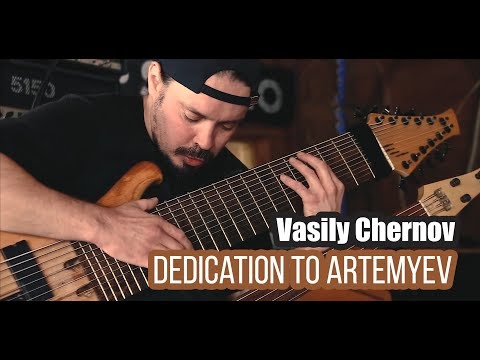 Видео: Vasily Chernov - Dedication to Artemyev | Fingerstyle 12 Strings Bass | Василий Чернов