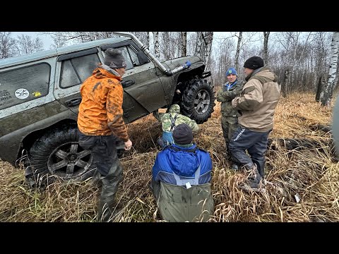 Видео: УАЗ на 42" и 409 моторе тестовый выезд