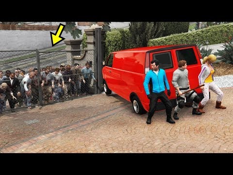 Видео: Майклдың үйіне зомбилер кіріп кетті | GTA 5