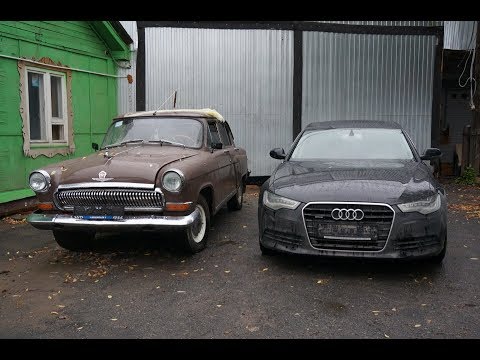 Видео: ГАЗ 21 (тюнинг) + Audi A6 = Тачка Огонь на 450 л.с.