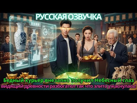 Видео: Бедный курьер внезапно получил Небесный глаз, видящий древности разбогател так что элита ужаснулась!