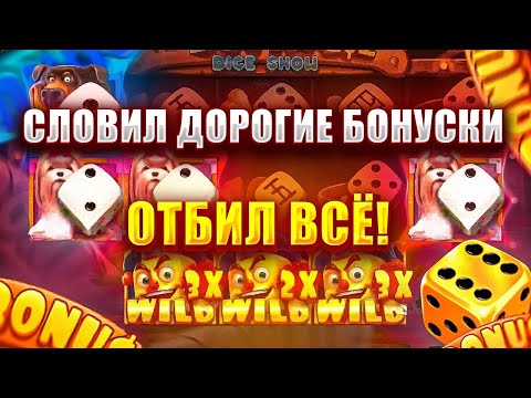 Видео: СЛОВИЛ ДОРОГИЕ БОНУСКИ В СЛОТЕ - DOG HOUSE DICE! ОТБИЛ ВСЁ!