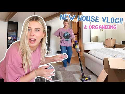 Видео: МЫ ПЕРЕЕХАЛИ! Распаковываем и приводим вещи в порядок!