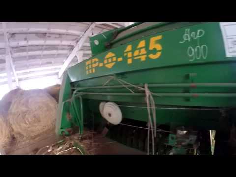 Видео: Маленький отзыв о пресс подборщике ПРФ 145