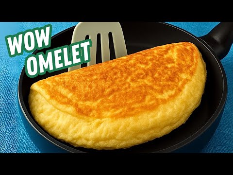 Видео: Пушистый омлет из 3 ингредиентов 🍳 Готов за 5 минут! 🔥