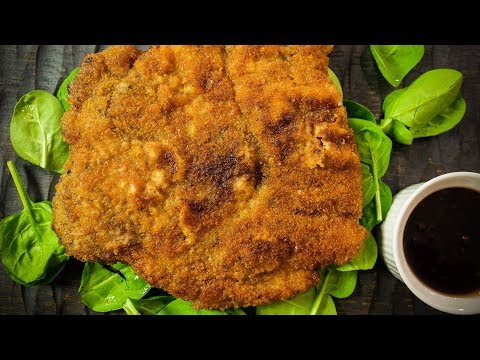 Видео: Хрустящий крекер шницель