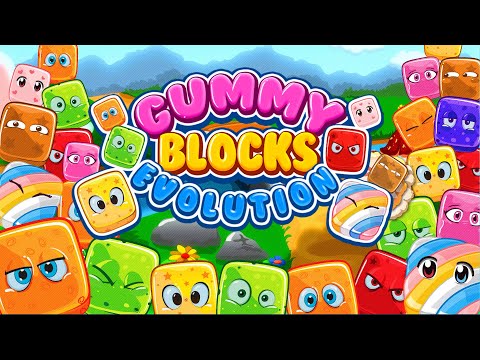Видео: Игра "Гамми Блоки: Эволюция" (Gummy Blocks Evolution) - прохождение