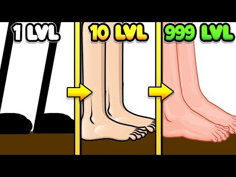 Видео: ЭВОЛЮЦИЯ НОГ ЧТОБЫ НАРИСОВАТЬ НОГИ ДЛЯ ПОБЕДЫ В ГОНКЕ В ИГРЕ DRAW CLIMBER!