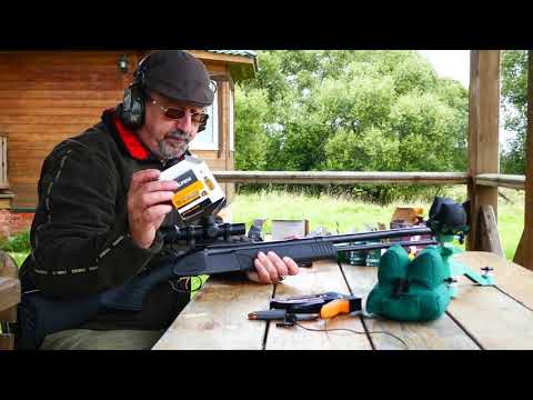 Видео: Стрельба пулей из ТК527М на 100 и 200 м из обоих стволов