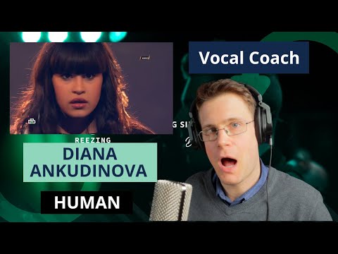 Видео: Vocal Coach Reacts Diana Ankudinova (Диана Анкудинова) - Human