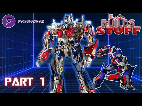 Видео: Набор Fanhome Transformers Optimus Prime (Bayverse) (часть 1): EmGo Builds Stuff