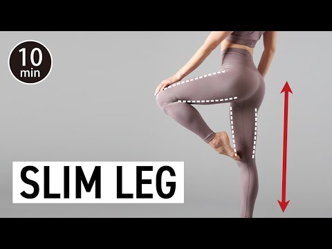 Видео: [10 минут] Тренировка нижней части тела для создания стройных ног --SHINE # 564