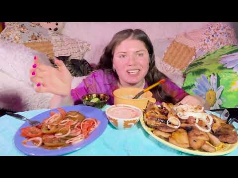 Видео: МУКБАНГ МЯСКО ЖАРЕННОЕ ОКРОШКА ШАКАРОБ РАЗГОВОРЫ ПРО ЖИЗНЬ