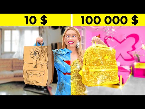 Видео: БОГАТЫЕ VS БЕДНЫЕ УЧЕНИКИ | Крутые Гаджеты Для Родителей! Дорогие vs Дешевые Поделки С 123 GO! FOOD