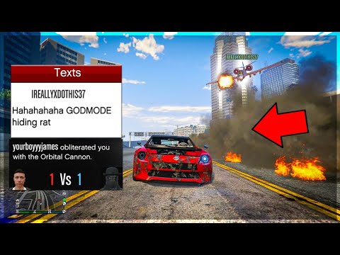 Видео: Троллинг двух орбитальных гриферов с помощью моего Annis 300R в GTA Online