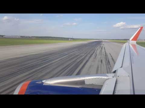 Видео: Красивый взлет  Airbus A320 из Шереметьево в  Казань