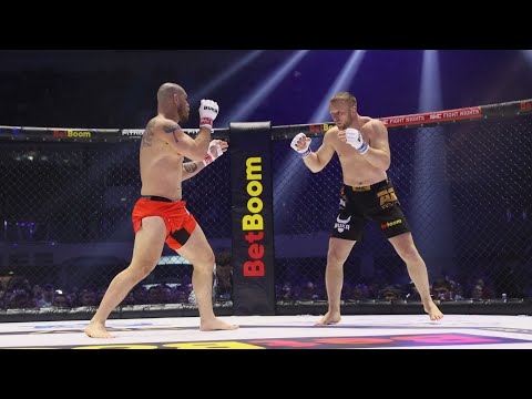Видео: Последний бой Шлеменко Александра в AMC Fight Nights против Марсио Сантоса (Бразилия) 84кг #1756