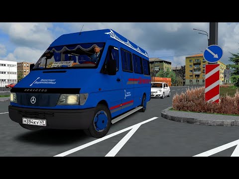 Видео: Транспорт Верхневолжья MB Sprinter для Твери Omsi 2