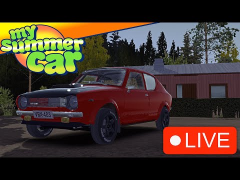 Видео: Тюки сена, игра в карты и другая хурма. Прямой эфир из деревни ▶ My Summer Car