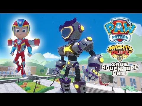 Видео: Щенячий патруль: Могучие щенки спасают Бухту приключений — RUNAWAY ROBOT, прохождение 100%