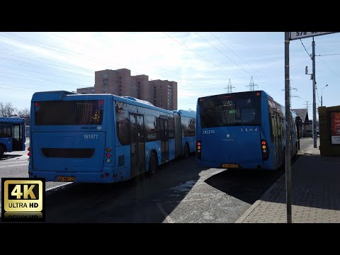 Видео: 65 маршрут автобуса. 24.03.2021 год. Москва.