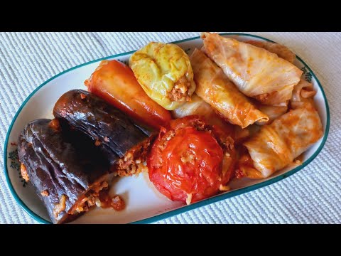 Видео: Голубцы с капустой и фаршем/Фаршированные овощи