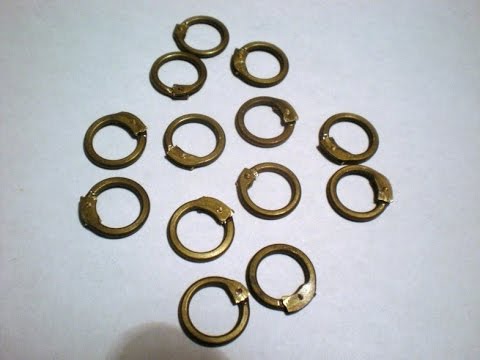 Видео: Видео обзор по созданию клепанных колец