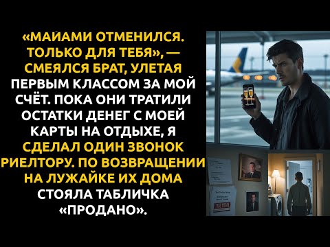 Видео: «Майами ОТМЕНИЛСЯ, только для тебя», — СМЕЯЛСЯ БРАТ. В ответ я продал дом, в котором он жил.