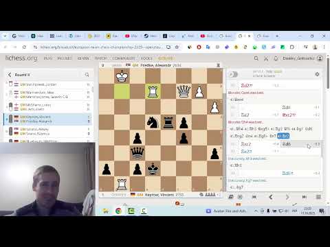 Видео: Командний чемпіонат Європи European Team Chess Championship 2025. Огляд 8 туру
