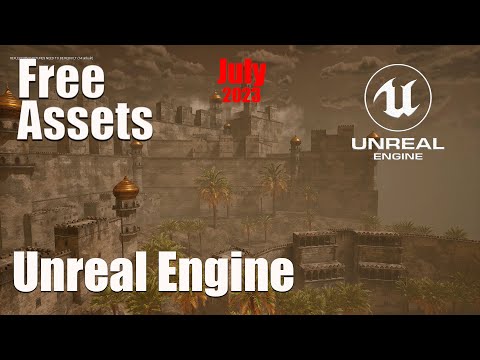 Видео: Бесплатные ассеты Unreal Engine 4 ( 5 ) за июль2023г
