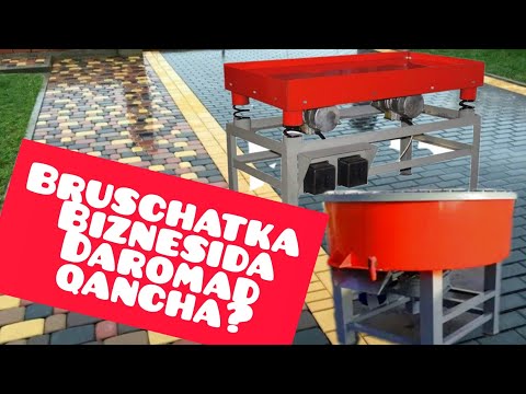 Видео: Bruschatka Ishlab chiqarish. Брусчатка нархлари 2021.Paving Stone