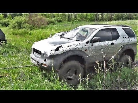 Видео: Едем к Заволжскому Историческому Валу. Нивы, УАЗы, Isuzu Vehicross, Kia Sportage, Грязь.