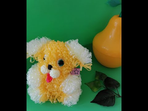 Видео: Мочалка-игрушка. Собачка часть 5.Waschlappen Hündchen.