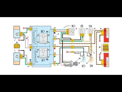 Видео: СХЕМА ФАР БЛИЖНЕГО И ДАЛЬНЕГО СВЕТА ВАЗ 2105  2019 12 29 12 35 01 176